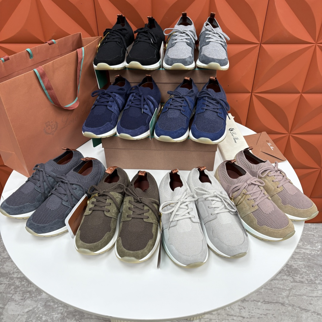 💋💍 LP新品 Loro Pian* 诺悠*翩雅 360 Lp Flexy Active 飞织运动鞋， 