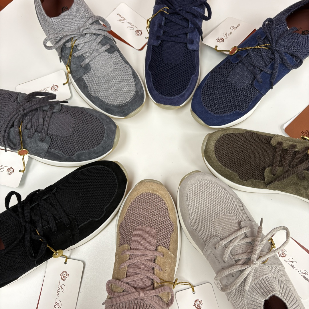 💋💍 LP新品 Loro Pian* 诺悠*翩雅 360 Lp Flexy Active 飞织运动鞋， 