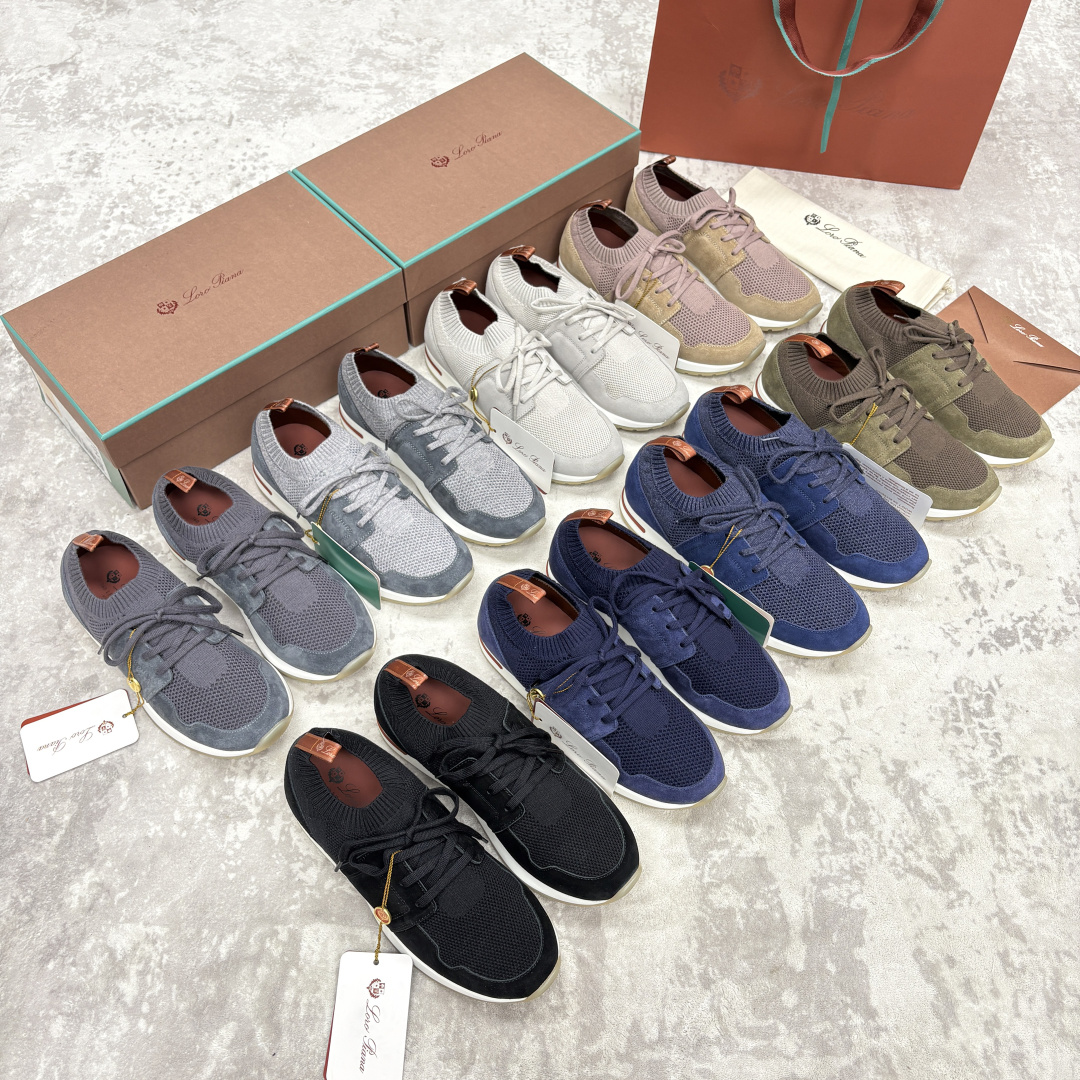 💋💍 LP新品 Loro Pian* 诺悠*翩雅 360 Lp Flexy Active 飞织运动鞋， 