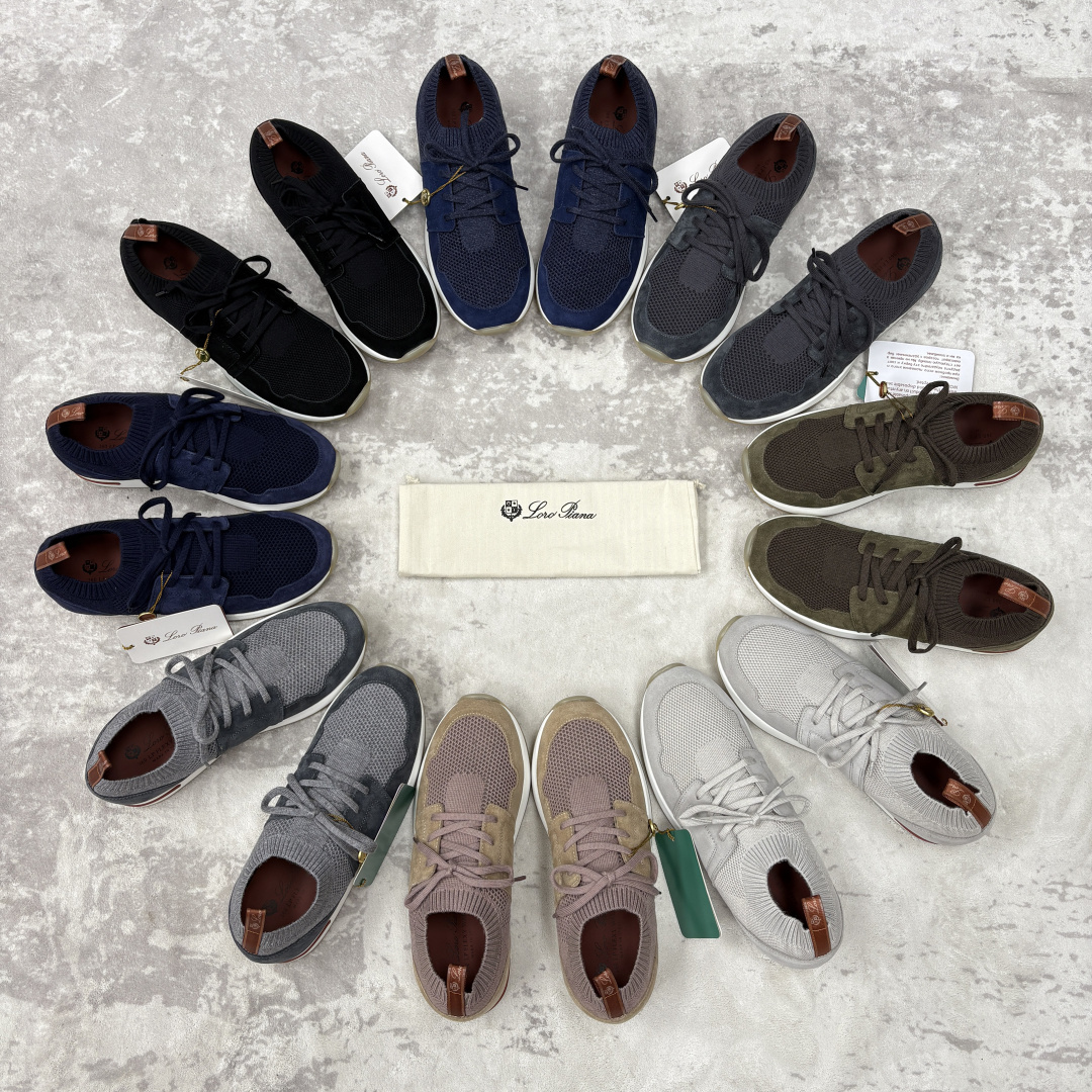 💋💍 LP新品 Loro Pian* 诺悠*翩雅 360 Lp Flexy Active 飞织运动鞋， 