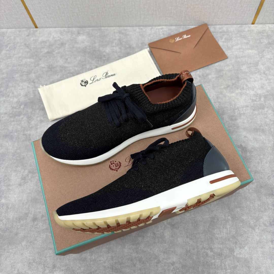 💋💍 LP新品 Loro Pian* 诺悠*翩雅 360 Lp Flexy Active 飞织运动鞋， 