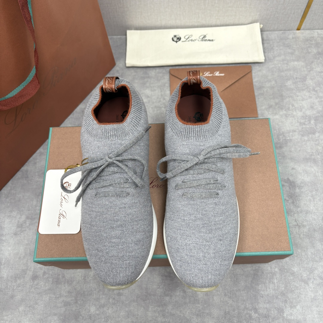 💋💍 LP新品 Loro Pian* 诺悠*翩雅 360 Lp Flexy Active 飞织运动鞋， 