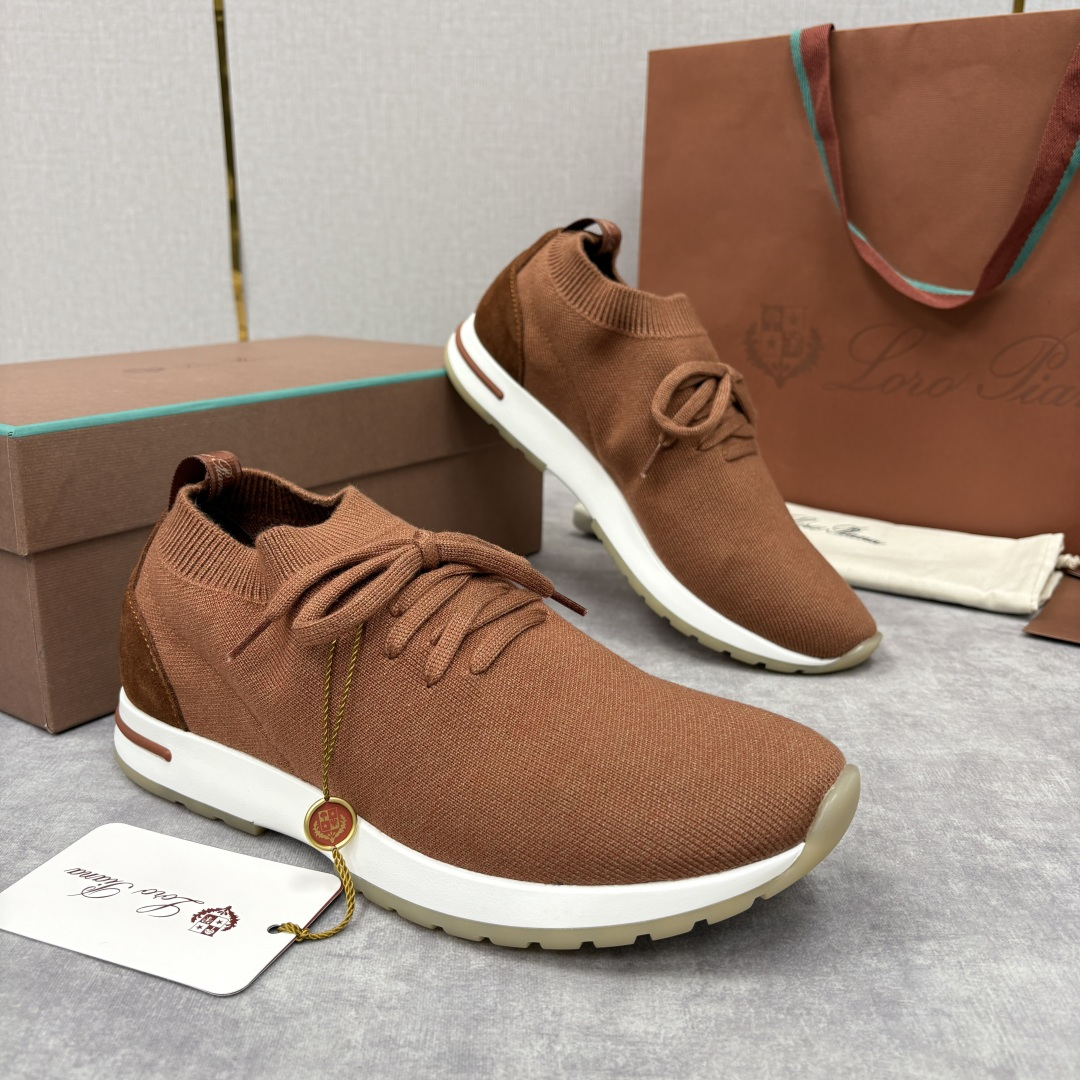 💋💍 LP新品 Loro Pian* 诺悠*翩雅 360 Lp Flexy Active 飞织运动鞋， 