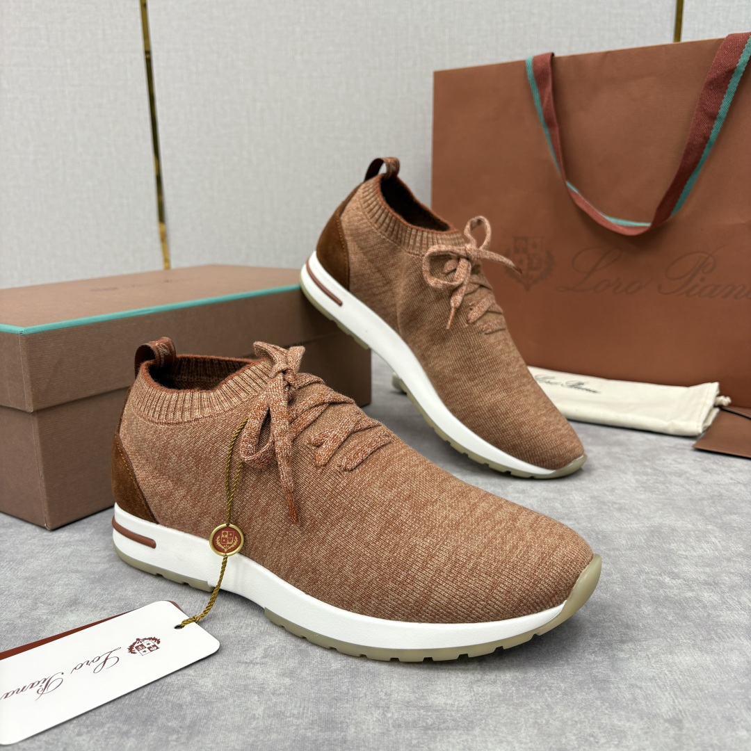 💋💍 LP新品 Loro Pian* 诺悠*翩雅 360 Lp Flexy Active 飞织运动鞋， 