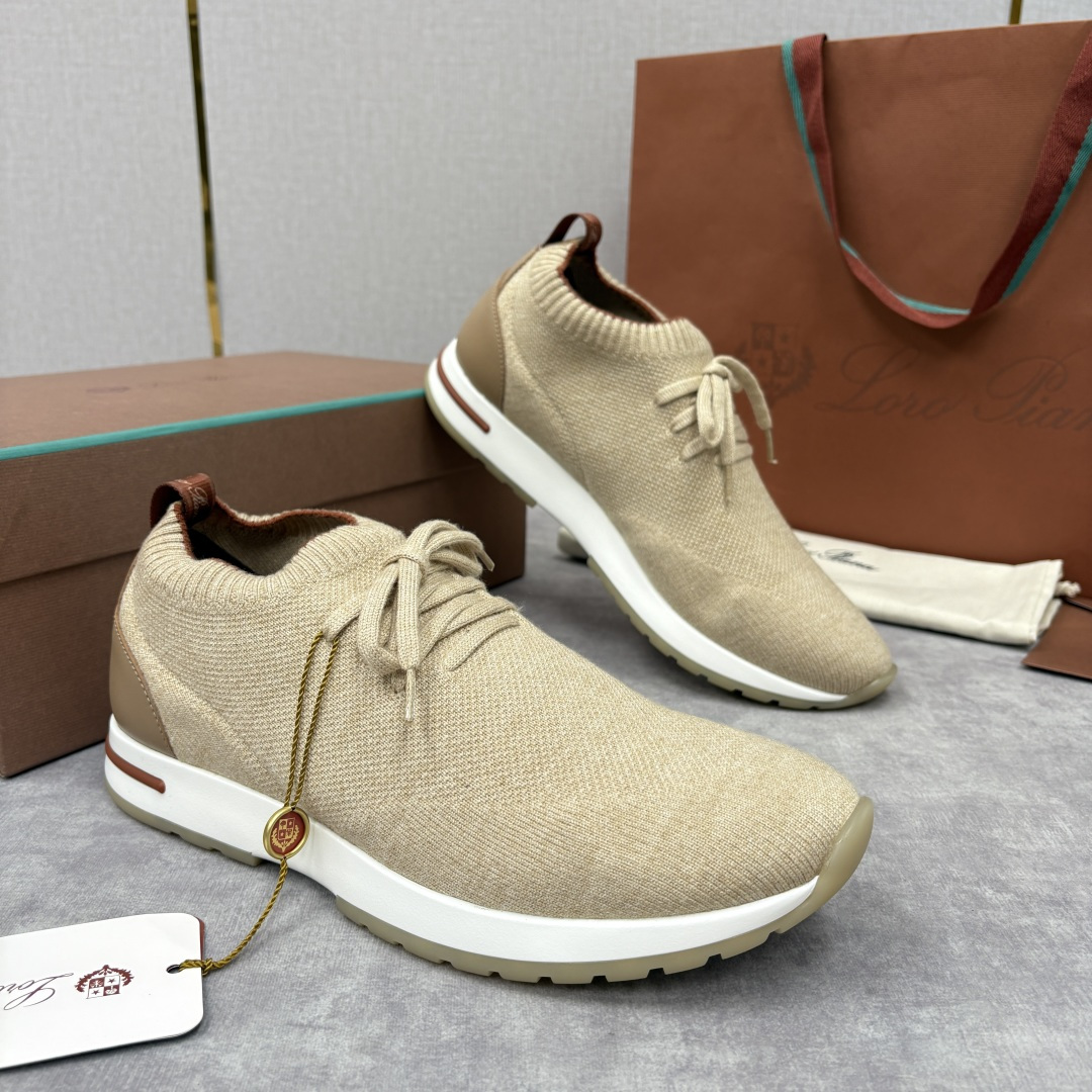 💋💍 LP新品 Loro Pian* 诺悠*翩雅 360 Lp Flexy Active 飞织运动鞋， 