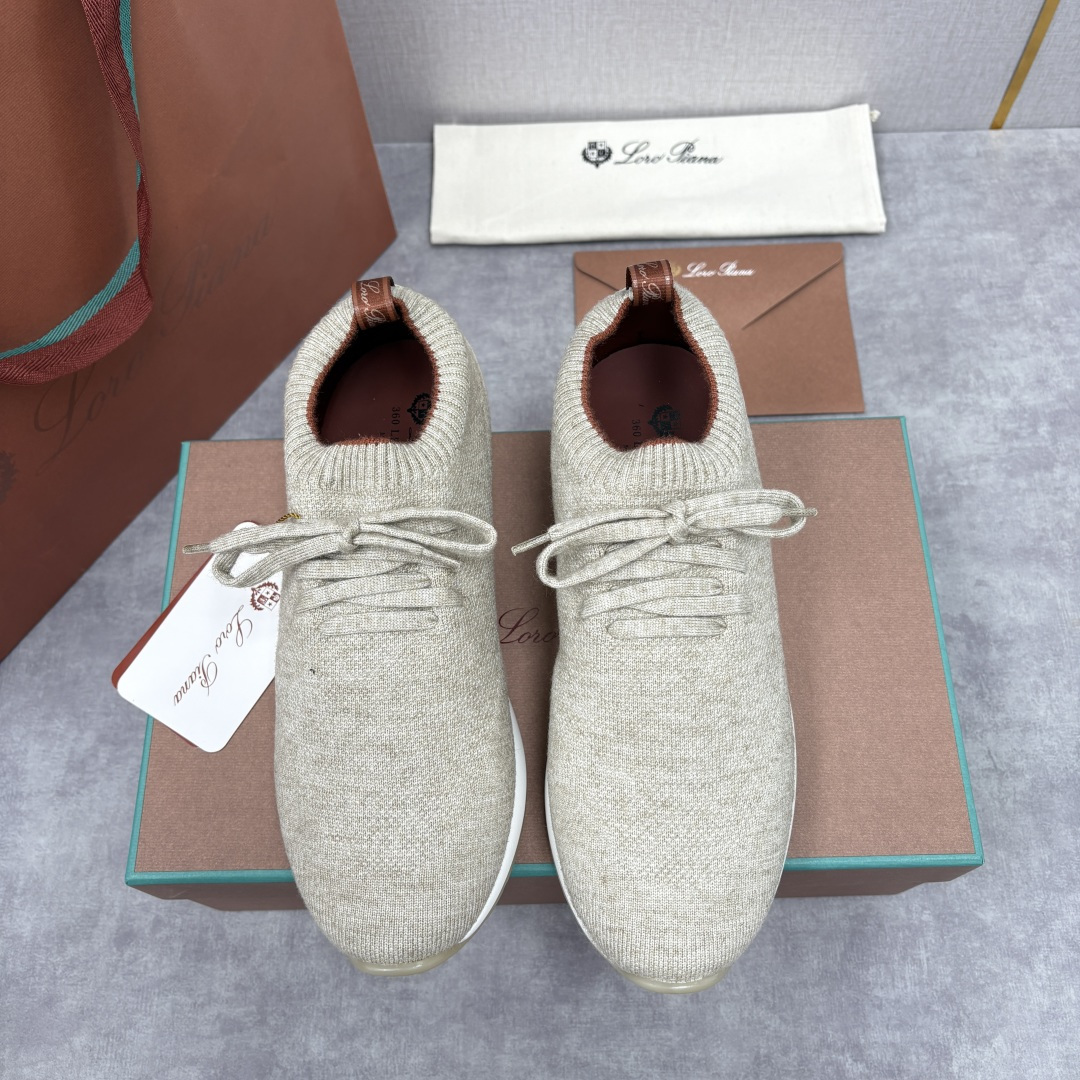 💋💍 LP新品 Loro Pian* 诺悠*翩雅 360 Lp Flexy Active 飞织运动鞋， 