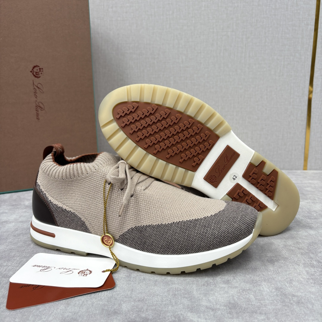 💋💍 LP新品 Loro Pian* 诺悠*翩雅 360 Lp Flexy Active 飞织运动鞋， 