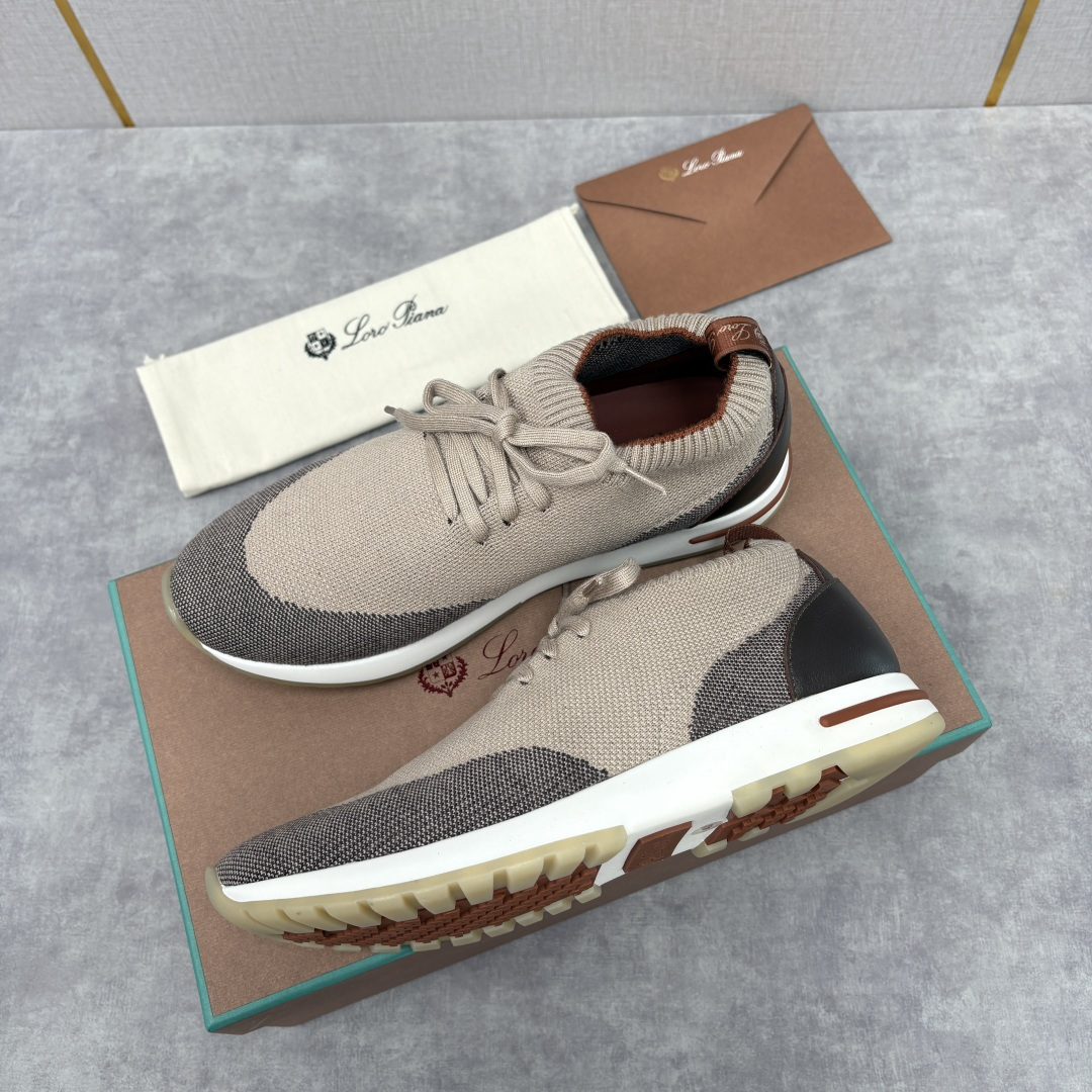 💋💍 LP新品 Loro Pian* 诺悠*翩雅 360 Lp Flexy Active 飞织运动鞋， 