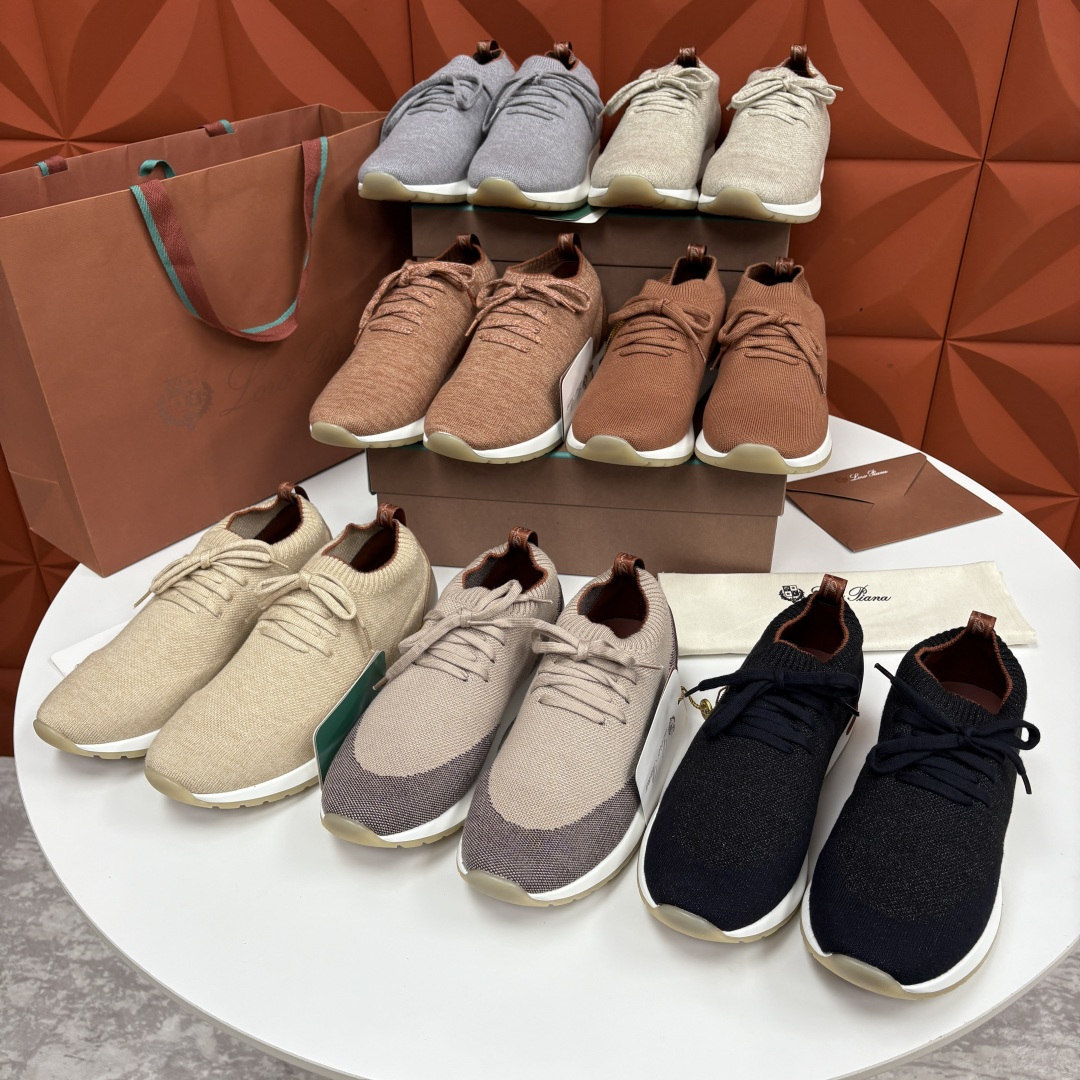 💋💍 LP新品 Loro Pian* 诺悠*翩雅 360 Lp Flexy Active 飞织运动鞋， 