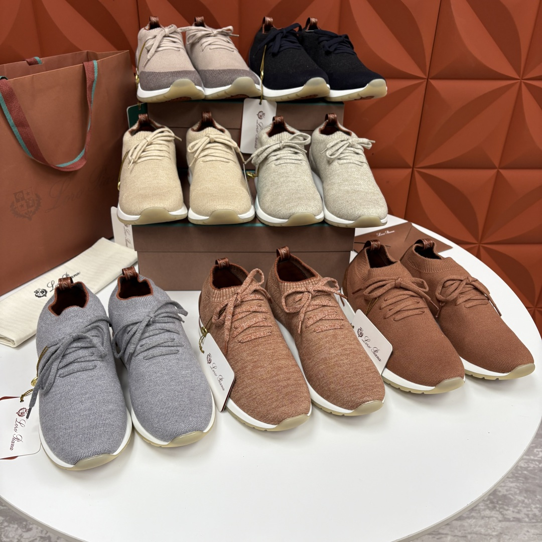 💋💍 LP新品 Loro Pian* 诺悠*翩雅 360 Lp Flexy Active 飞织运动鞋， 