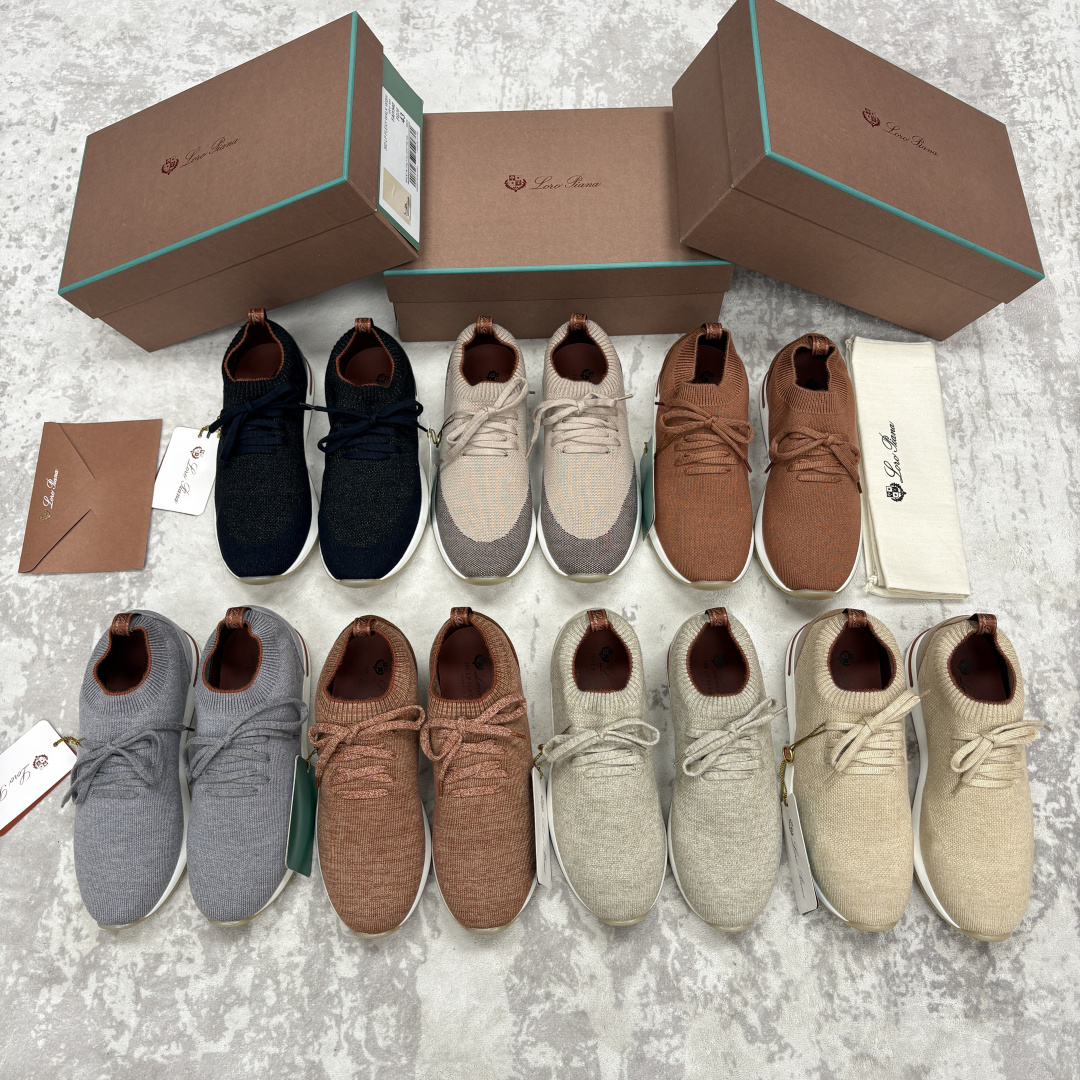 💋💍 LP新品 Loro Pian* 诺悠*翩雅 360 Lp Flexy Active 飞织运动鞋， 