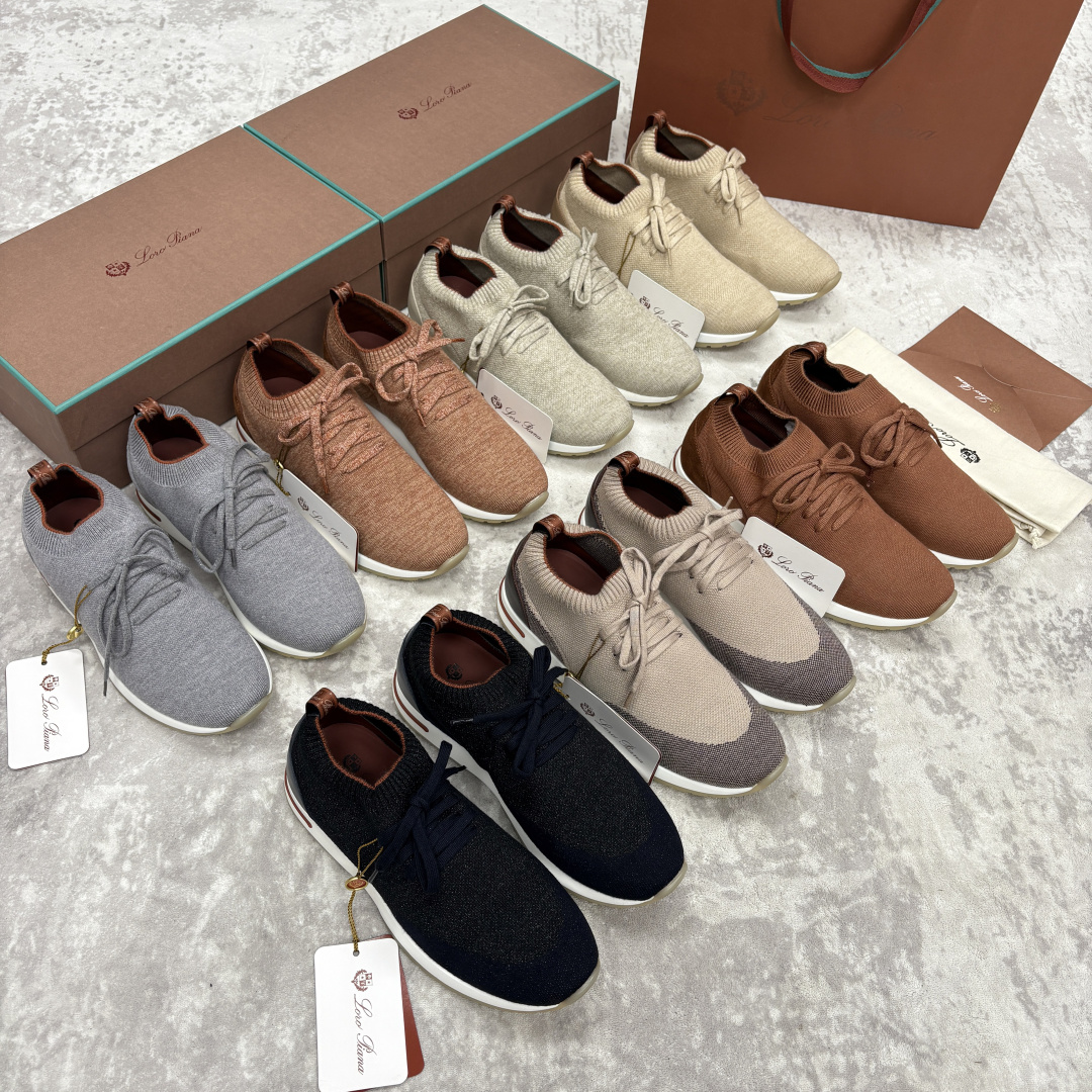 💋💍 LP新品 Loro Pian* 诺悠*翩雅 360 Lp Flexy Active 飞织运动鞋， 