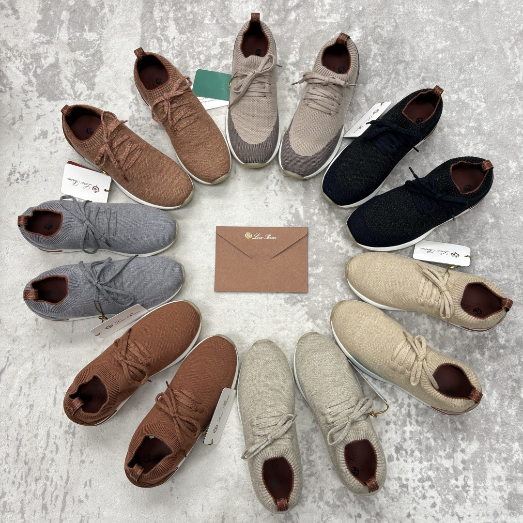 💋💍 LP新品 Loro Pian* 诺悠*翩雅 360 Lp Flexy Active 飞织运动鞋， 