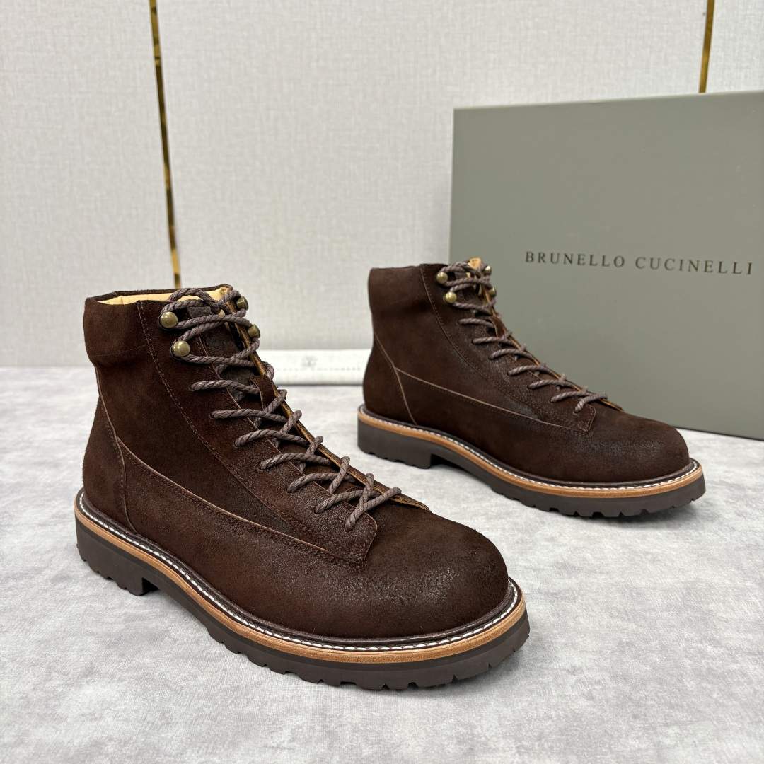 💋💍BC 家秋冬新品登山靴 官网同步新款 官方 13,600 Brunel*o Cucinell* 男士