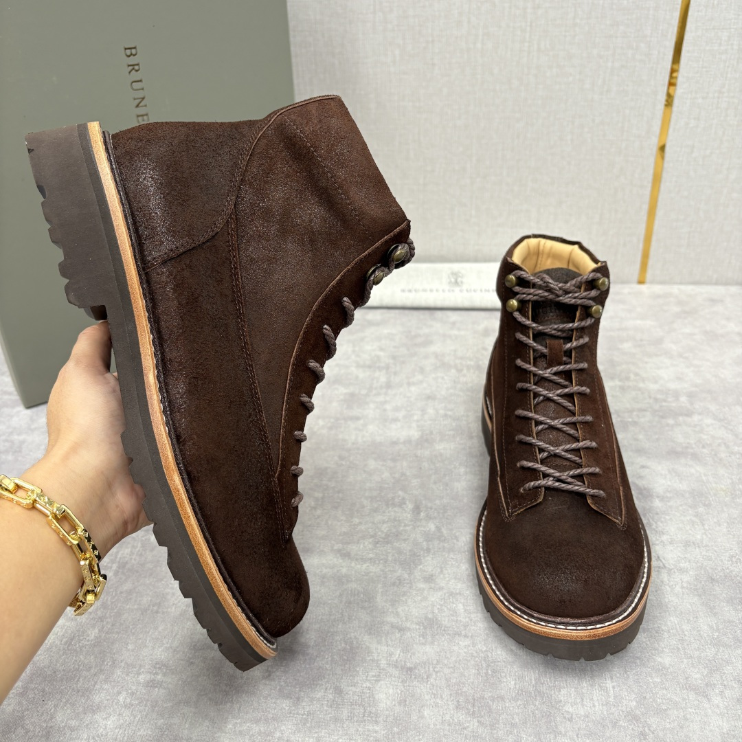 💋💍BC 家秋冬新品登山靴 官网同步新款 官方 13,600 Brunel*o Cucinell* 男士
