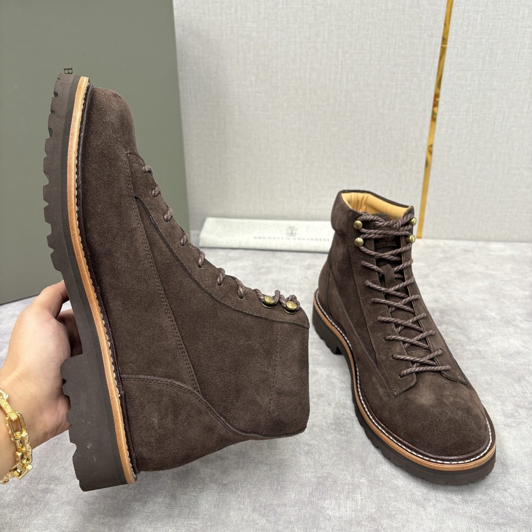 💋💍BC 家秋冬新品登山靴 官网同步新款 官方 13,600 Brunel*o Cucinell* 男士