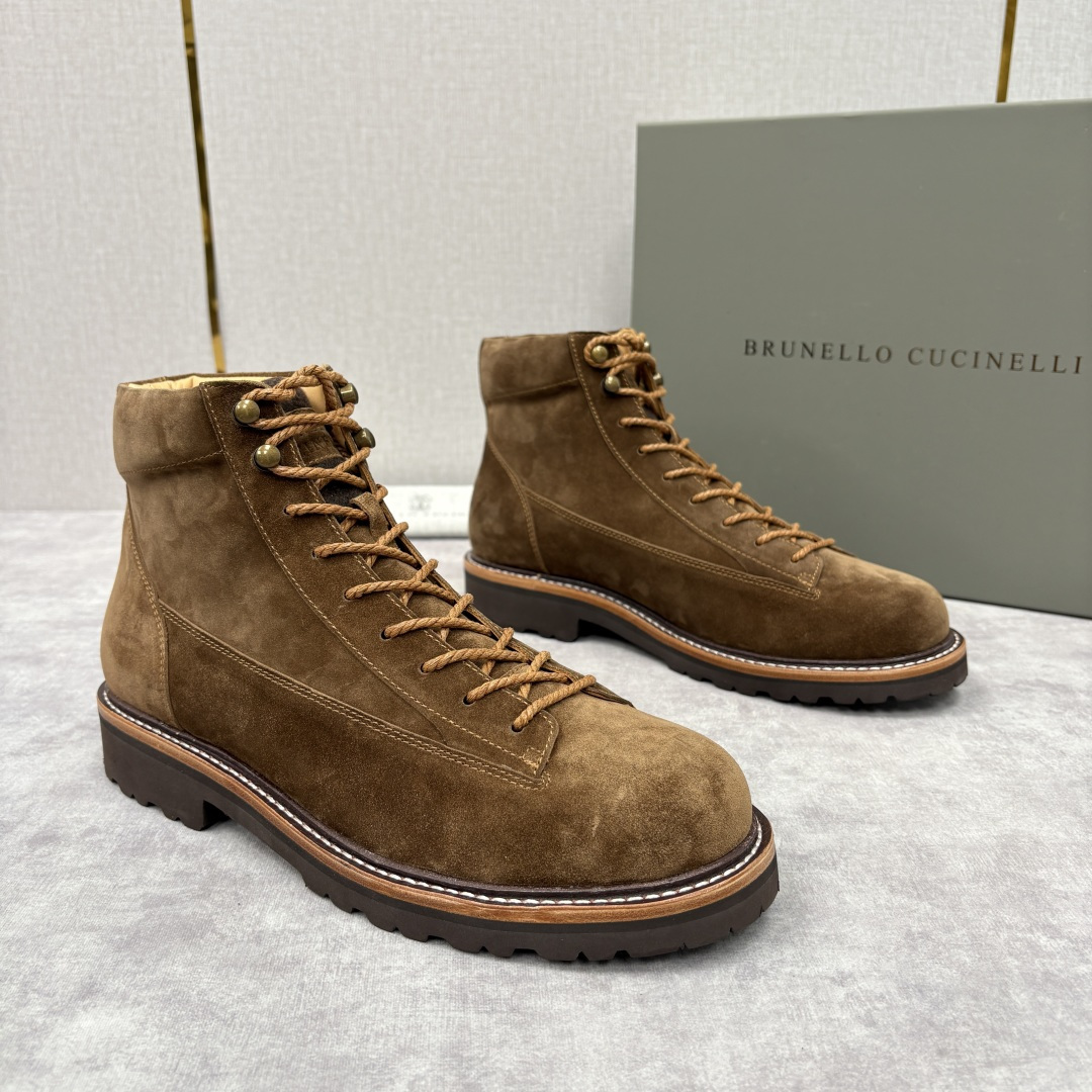 💋💍BC 家秋冬新品登山靴 官网同步新款 官方 13,600 Brunel*o Cucinell* 男士