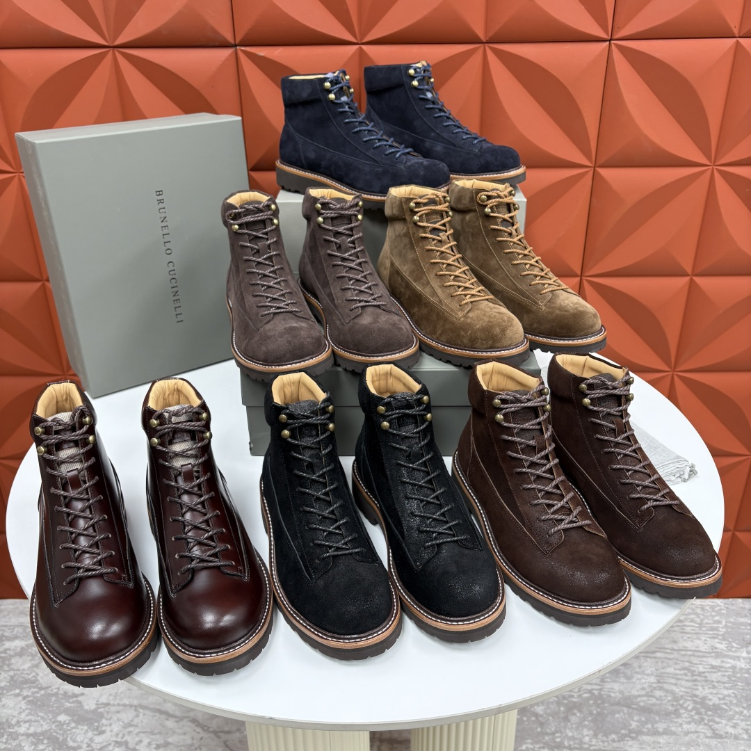 💋💍BC 家秋冬新品登山靴 官网同步新款 官方 13,600 Brunel*o Cucinell* 男士