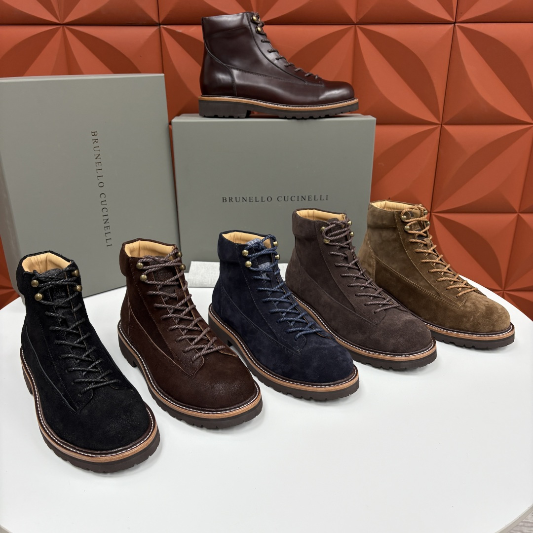💋💍BC 家秋冬新品登山靴 官网同步新款 官方 13,600 Brunel*o Cucinell* 男士