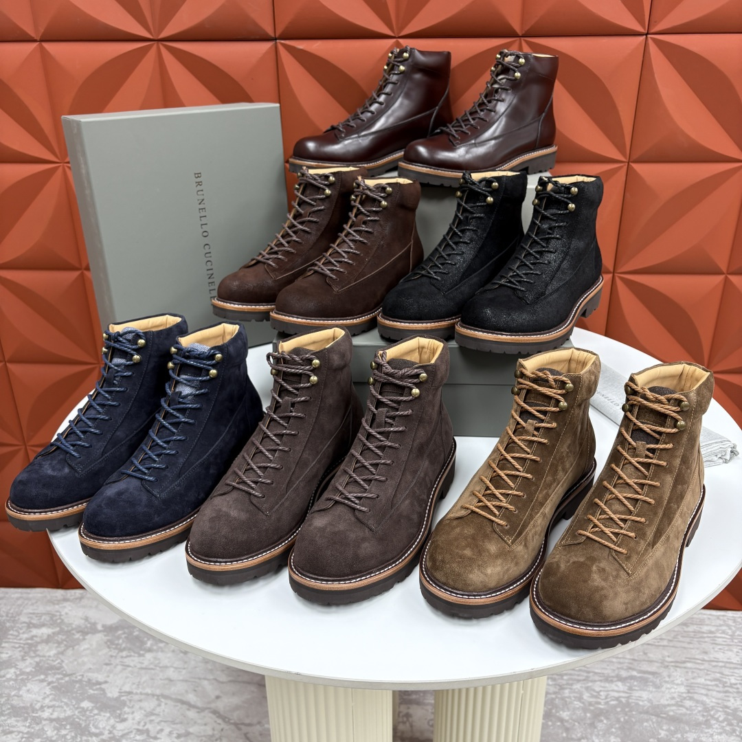 💋💍BC 家秋冬新品登山靴 官网同步新款 官方 13,600 Brunel*o Cucinell* 男士