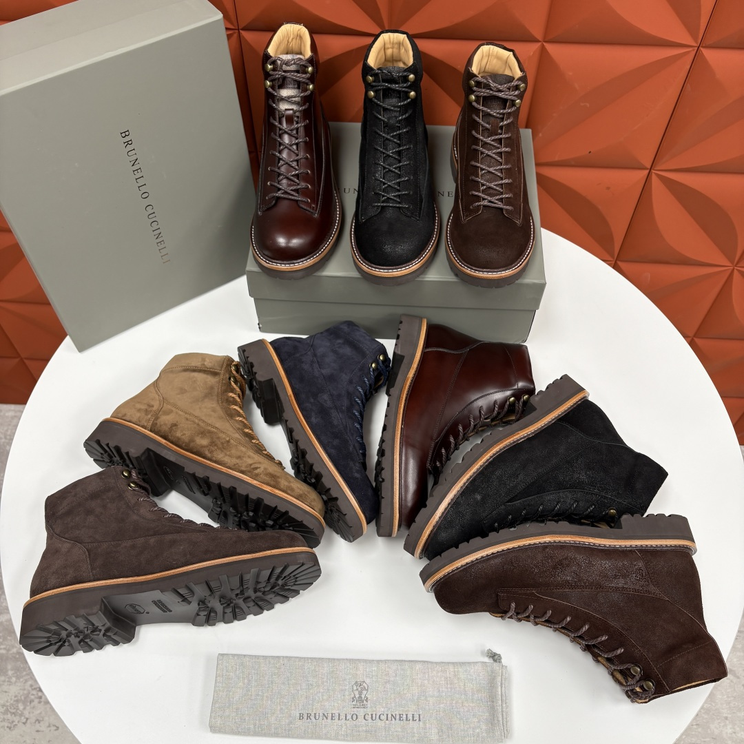 💋💍BC 家秋冬新品登山靴 官网同步新款 官方 13,600 Brunel*o Cucinell* 男士