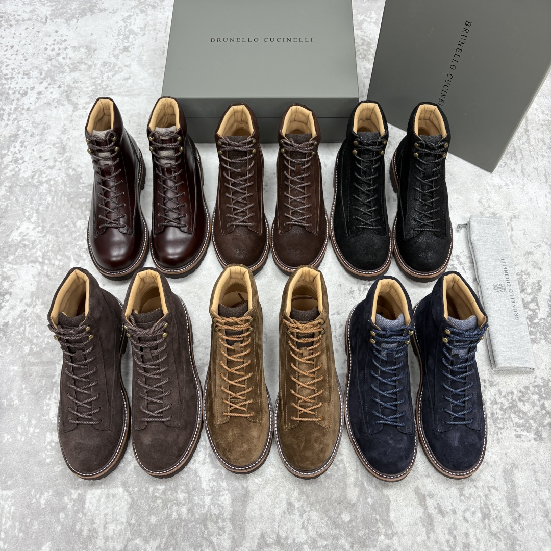 💋💍BC 家秋冬新品登山靴 官网同步新款 官方 13,600 Brunel*o Cucinell* 男士