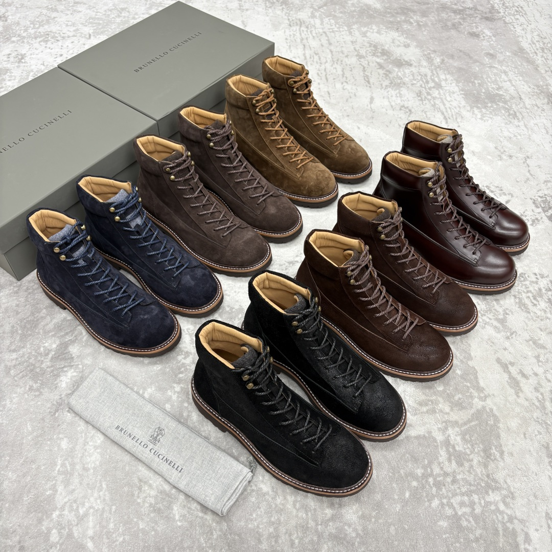 💋💍BC 家秋冬新品登山靴 官网同步新款 官方 13,600 Brunel*o Cucinell* 男士