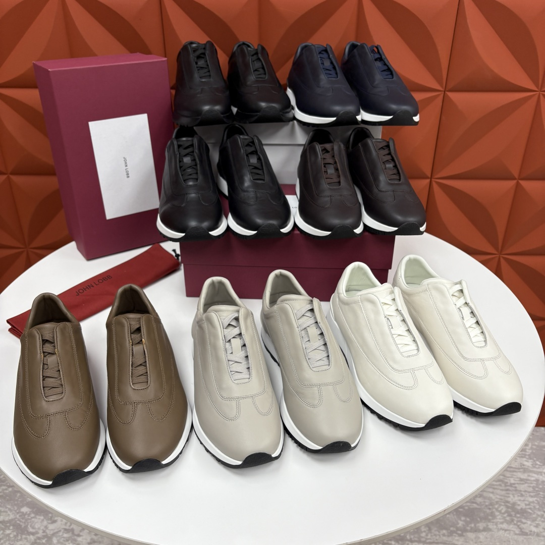 💋💍JL家新品 John Lobb男士轻奢休闲运动鞋 官方 10,800 John Lobb以手工正装鞋