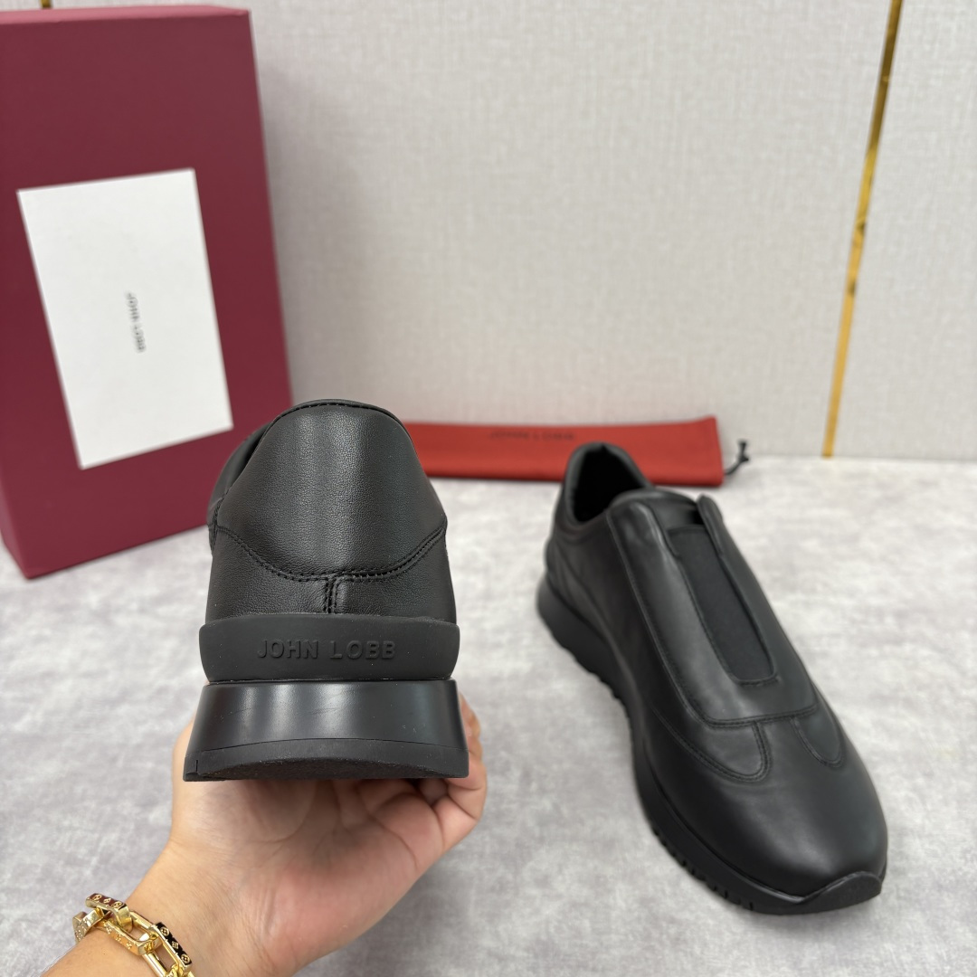 💋💍JL家新品 John Lobb Pace 无鞋带休闲鞋男士轻奢运动鞋 官方 10,800 作为爱马-