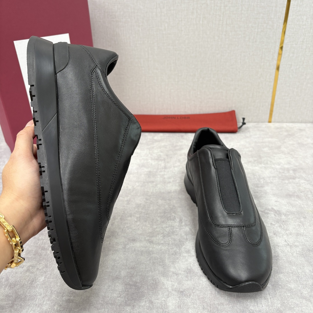 💋💍JL家新品 John Lobb Pace 无鞋带休闲鞋男士轻奢运动鞋 官方 10,800 作为爱马-
