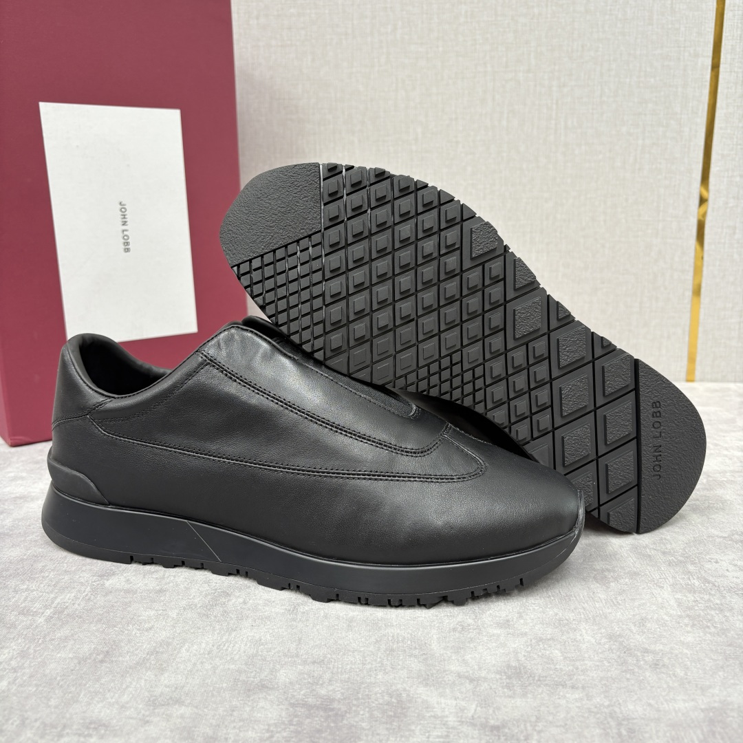 💋💍JL家新品 John Lobb Pace 无鞋带休闲鞋男士轻奢运动鞋 官方 10,800 作为爱马-