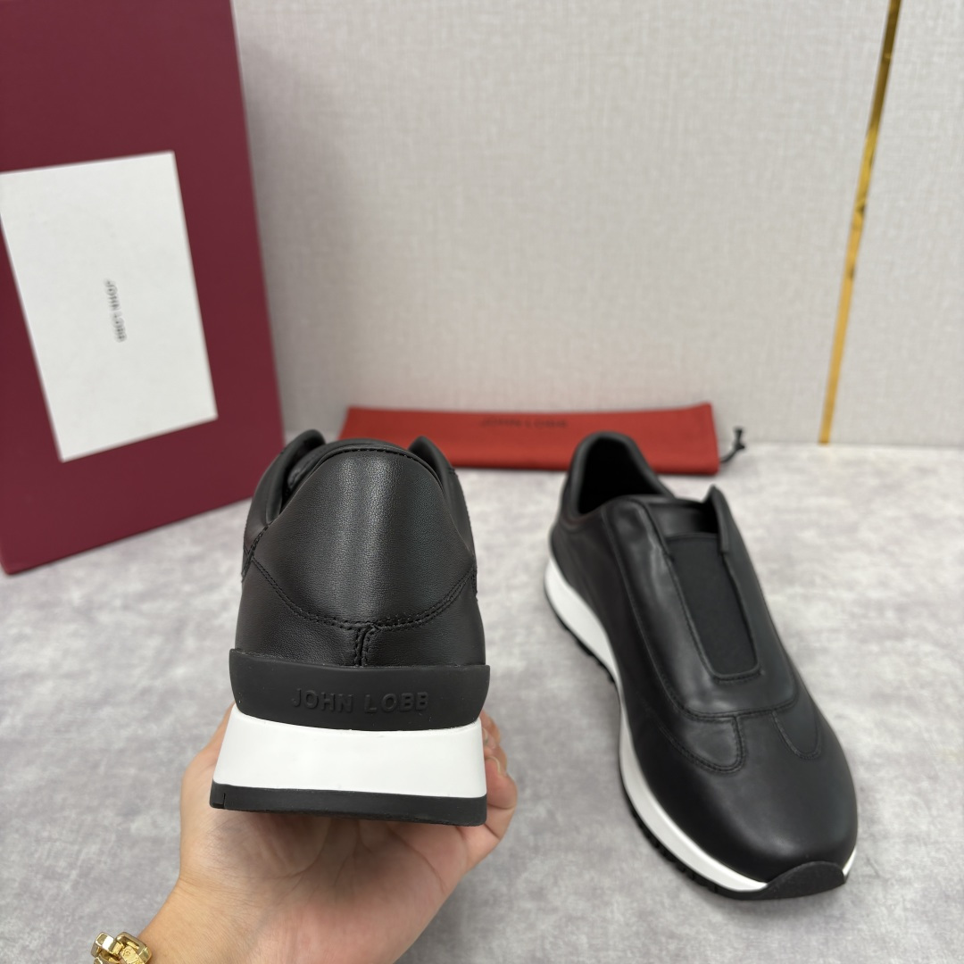 💋💍JL家新品 John Lobb Pace 无鞋带休闲鞋男士轻奢运动鞋 官方 10,800 作为爱马-