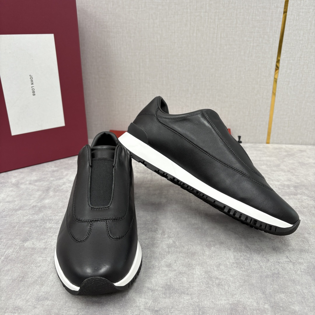 💋💍JL家新品 John Lobb Pace 无鞋带休闲鞋男士轻奢运动鞋 官方 10,800 作为爱马-