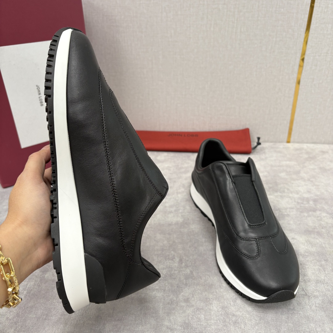 💋💍JL家新品 John Lobb Pace 无鞋带休闲鞋男士轻奢运动鞋 官方 10,800 作为爱马-