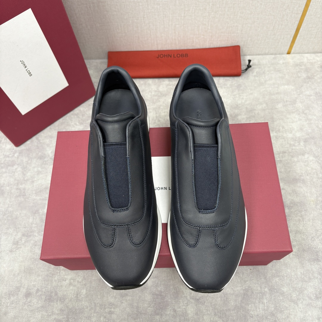 💋💍JL家新品 John Lobb Pace 无鞋带休闲鞋男士轻奢运动鞋 官方 10,800 作为爱马-