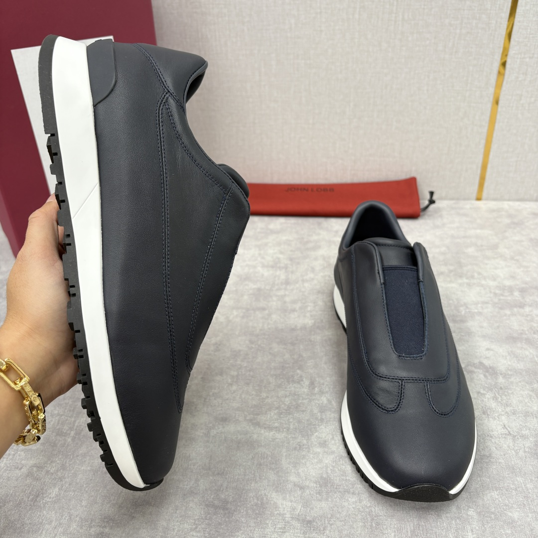 💋💍JL家新品 John Lobb Pace 无鞋带休闲鞋男士轻奢运动鞋 官方 10,800 作为爱马-