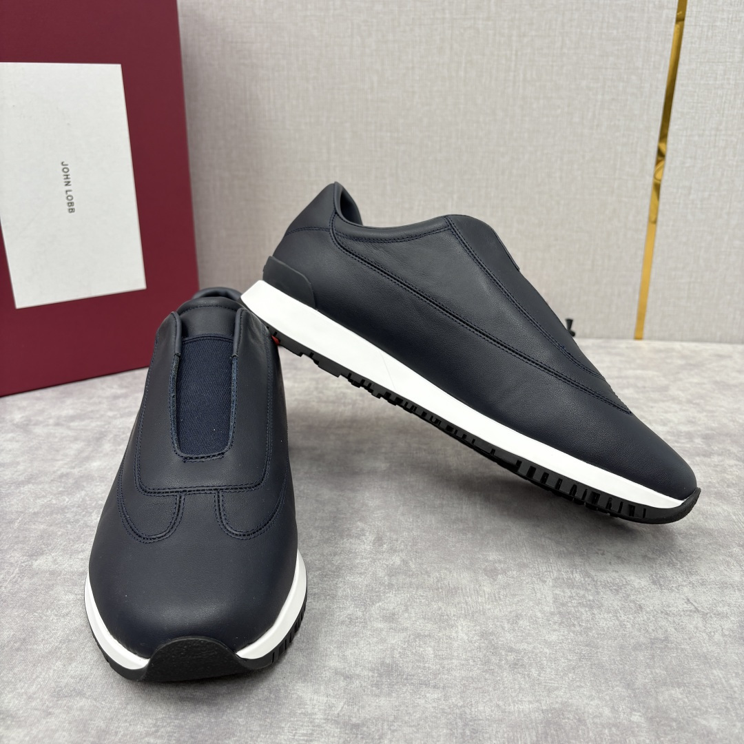 💋💍JL家新品 John Lobb Pace 无鞋带休闲鞋男士轻奢运动鞋 官方 10,800 作为爱马-