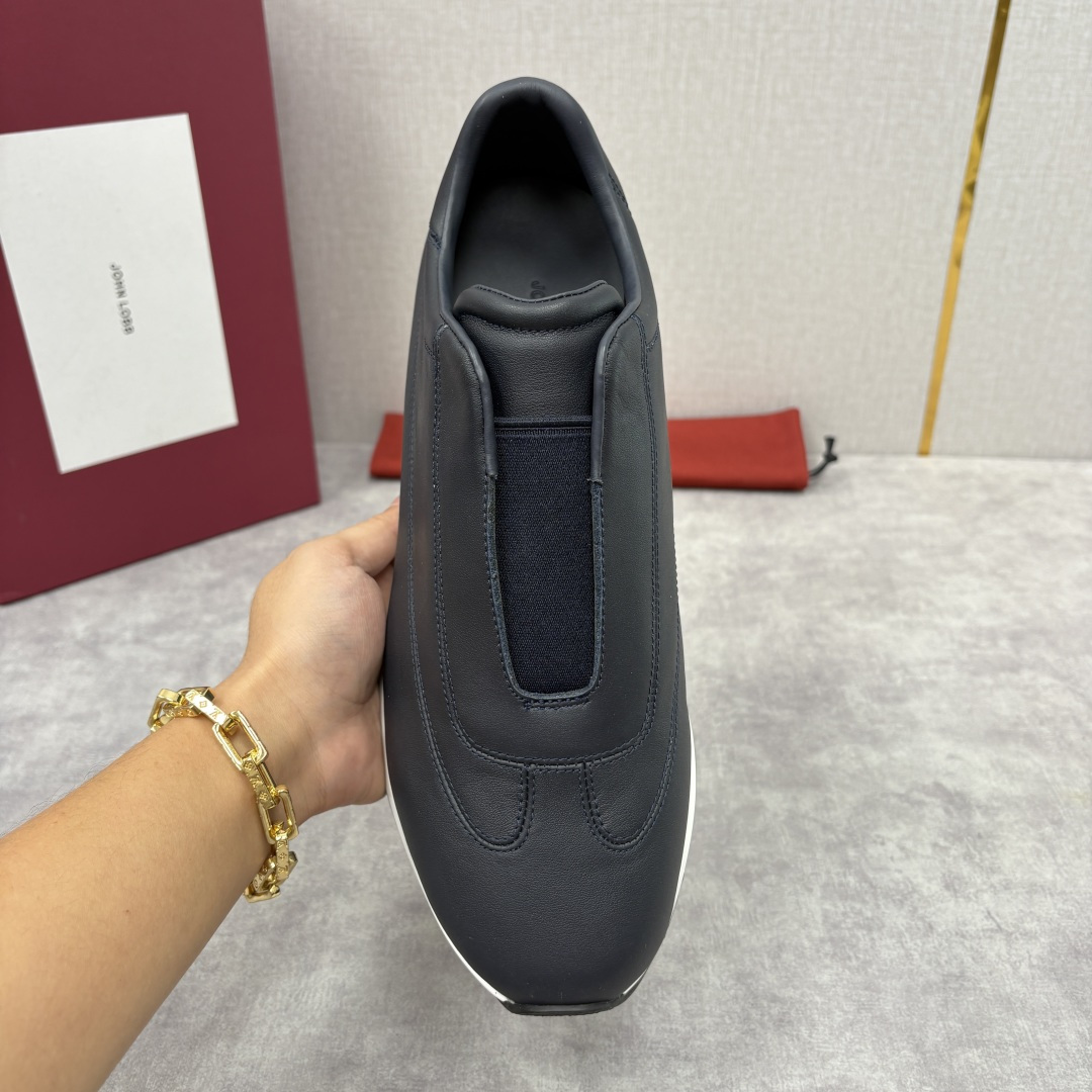💋💍JL家新品 John Lobb Pace 无鞋带休闲鞋男士轻奢运动鞋 官方 10,800 作为爱马-