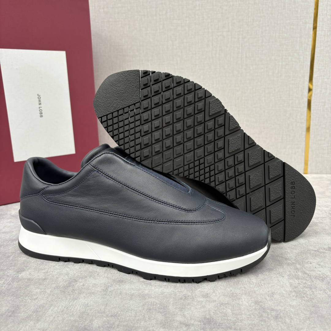 💋💍JL家新品 John Lobb Pace 无鞋带休闲鞋男士轻奢运动鞋 官方 10,800 作为爱马-