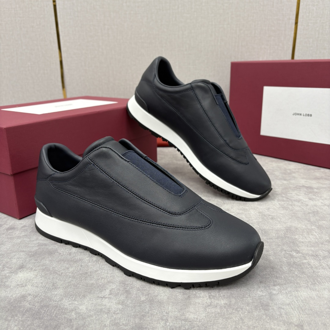 💋💍JL家新品 John Lobb Pace 无鞋带休闲鞋男士轻奢运动鞋 官方 10,800 作为爱马-