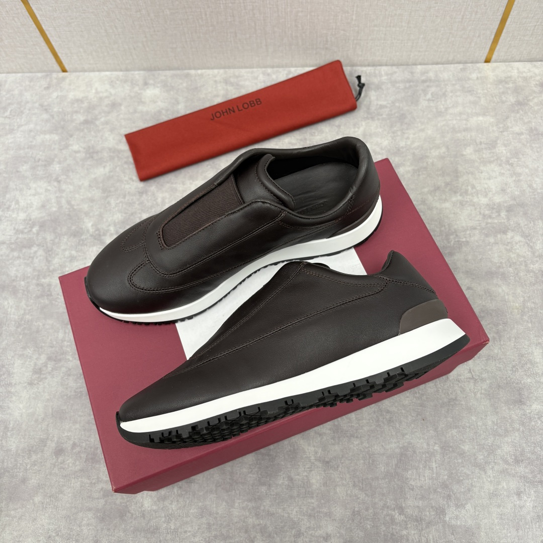 💋💍JL家新品 John Lobb Pace 无鞋带休闲鞋男士轻奢运动鞋 官方 10,800 作为爱马-