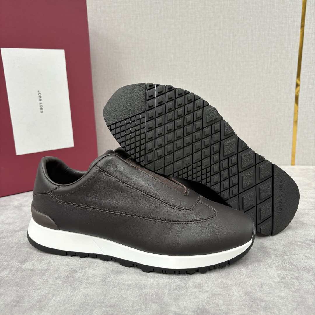 💋💍JL家新品 John Lobb Pace 无鞋带休闲鞋男士轻奢运动鞋 官方 10,800 作为爱马-