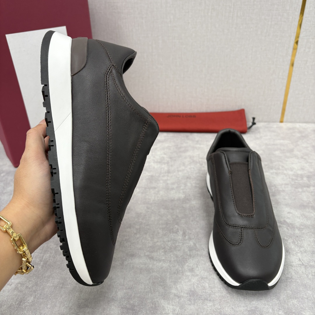 💋💍JL家新品 John Lobb Pace 无鞋带休闲鞋男士轻奢运动鞋 官方 10,800 作为爱马-