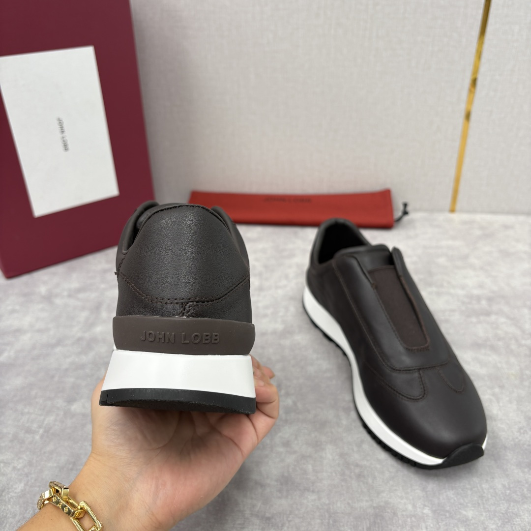 💋💍JL家新品 John Lobb Pace 无鞋带休闲鞋男士轻奢运动鞋 官方 10,800 作为爱马-
