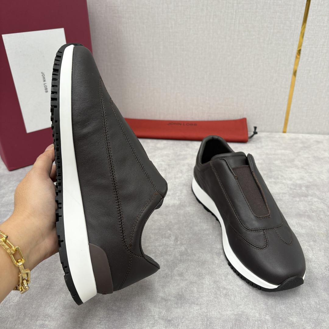 💋💍JL家新品 John Lobb Pace 无鞋带休闲鞋男士轻奢运动鞋 官方 10,800 作为爱马-