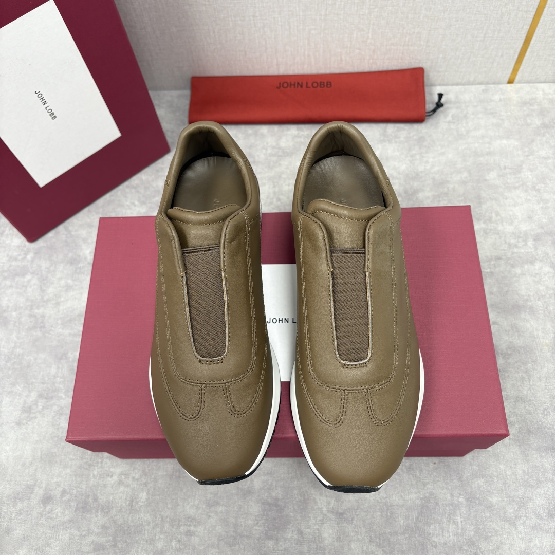 💋💍JL家新品 John Lobb Pace 无鞋带休闲鞋男士轻奢运动鞋 官方 10,800 作为爱马-