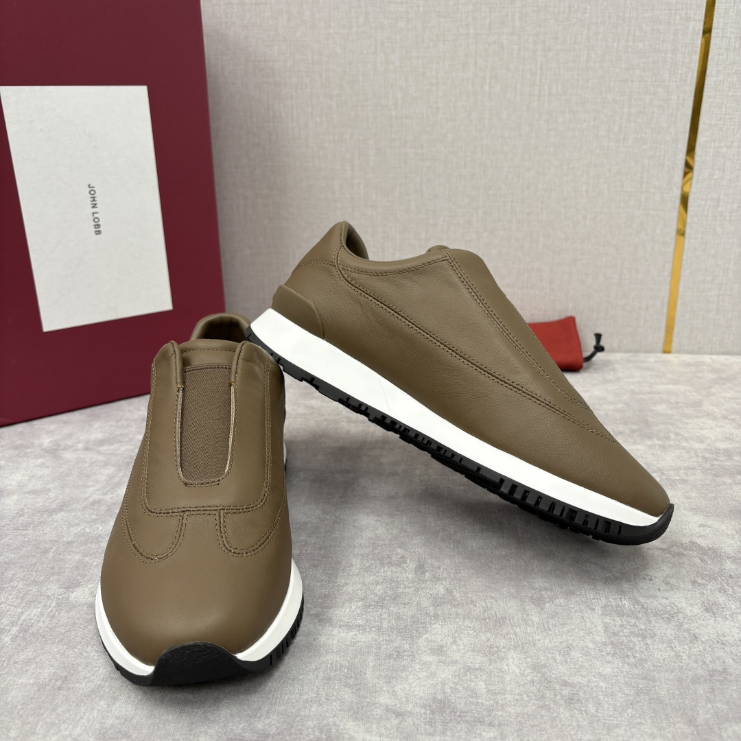 💋💍JL家新品 John Lobb Pace 无鞋带休闲鞋男士轻奢运动鞋 官方 10,800 作为爱马-