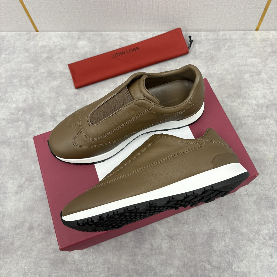 💋💍JL家新品 John Lobb Pace 无鞋带休闲鞋男士轻奢运动鞋 官方 10,800 作为爱马-