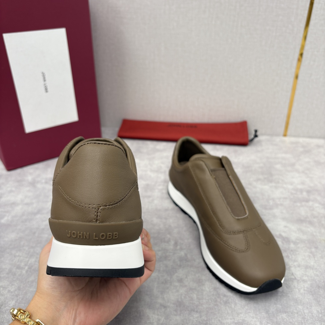 💋💍JL家新品 John Lobb Pace 无鞋带休闲鞋男士轻奢运动鞋 官方 10,800 作为爱马-
