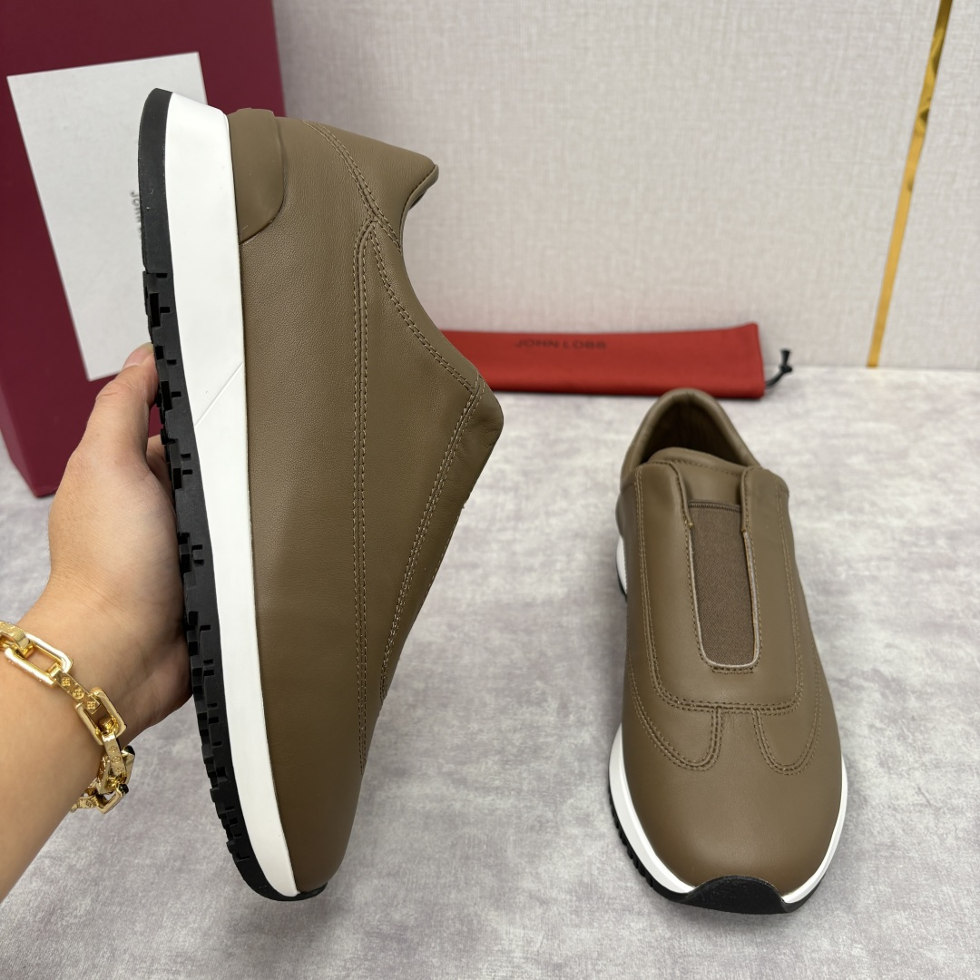 💋💍JL家新品 John Lobb Pace 无鞋带休闲鞋男士轻奢运动鞋 官方 10,800 作为爱马-